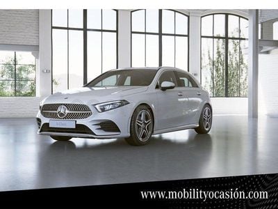 Usado Mercedes A200 AMG line 163 CV (119 kW) 2020 Blanco polar  pintura unicolor Berlina