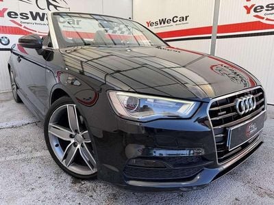 Usado Audi A3 Cabriolet Ambition 184 CV (135 kW) 2015 Negro Descapotable