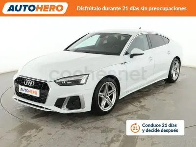 Usado Audi A5 Sportback Comfort 163 CV (119 kW) 2021 Blanco Utilitario