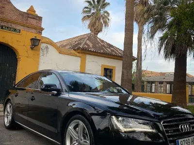 Usado Audi A8 S-Line 290 CV (213 kW) 2011 Negro Berlina
