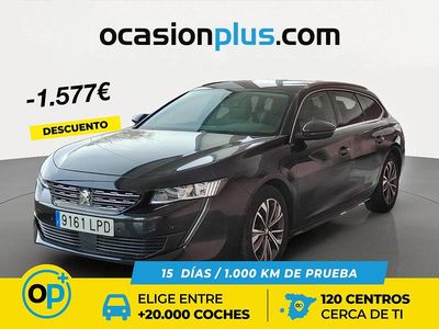 Usado Peugeot 508 Allure 130 CV (95 kW) 2021 Negro Familiar