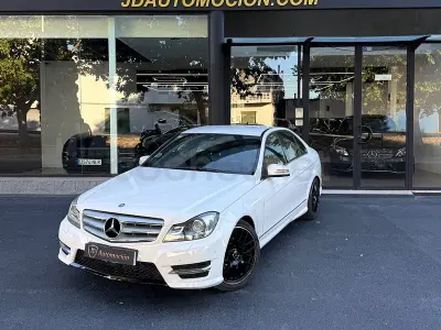 Usado Mercedes C180 Avantgarde 120 CV (88 kW) 2012 Blanco Berlina