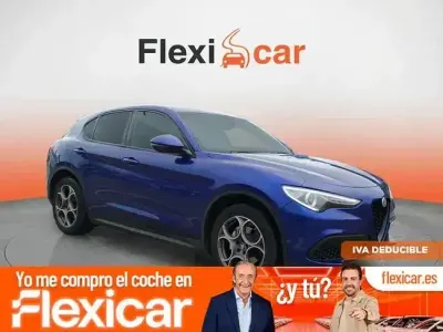 Usado Alfa Romeo Stelvio Sprint 200 CV (147 kW) 2022 Azul SUV