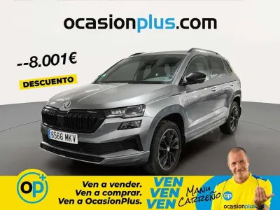 Usado Skoda Karoq SportLine 150 CV (110 kW) 2023 Gris SUV