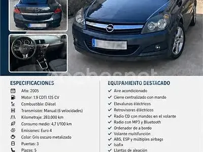 Usado Opel Astra GTC