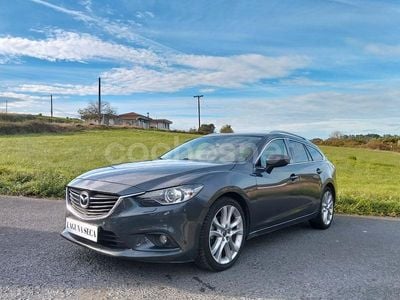 Usado Mazda 6 Luxury 150 CV (110 kW) 2013 Gris / plata Familiar