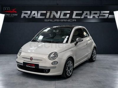 Usado Fiat 500 Lounge 75 CV (55 kW) 2010 Blanco Berlina