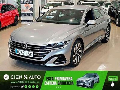 Usado VW Arteon R-line 218 CV (160 kW) 2021 Plateado Familiar