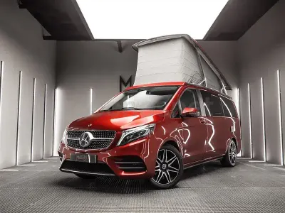 Usado Mercedes V300 Marco Polo 239 CV (175 kW) 2019 Granate Monovolumen