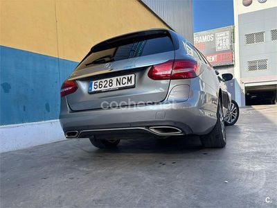 Usado Mercedes C350e 279 CV (205 kW) 2015 Gris / plata Familiar