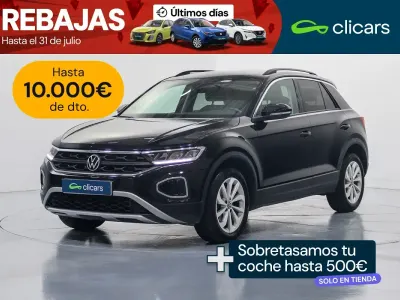 Usado VW T-Roc Life 110 CV (80 kW) 2022 Negro SUV