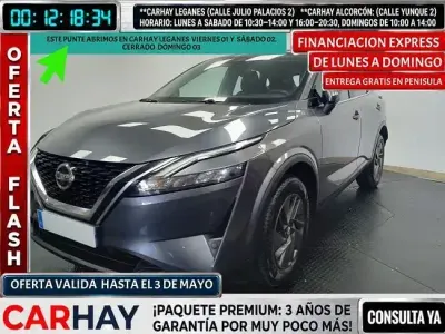 Begagnad Nissan Qashqai Tekna 141 HK (103 kW) 2022 Grå SUV