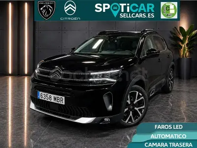 Usado Citroën C5 Aircross Shine 131 CV (96 kW) 2022 Negro SUV