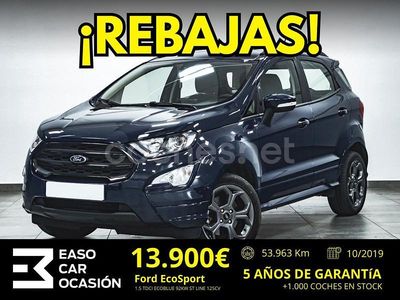 Azul Usado 2019 Ford Ecosport ST-Line SUV | 15.900 € (Precio justo)