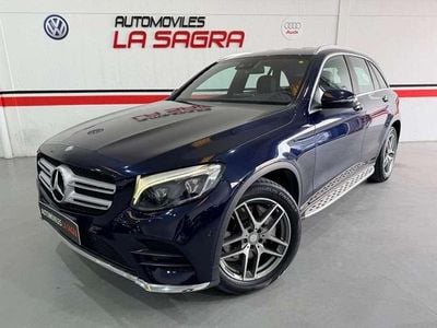 Usado Mercedes GLC43 AMG AMG line 204 CV (150 kW) 2017 Azul SUV