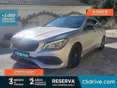 Gris Usado 2018 Mercedes CLA200 Shooting Brake Familiar | 15.490 € (Buen precio)