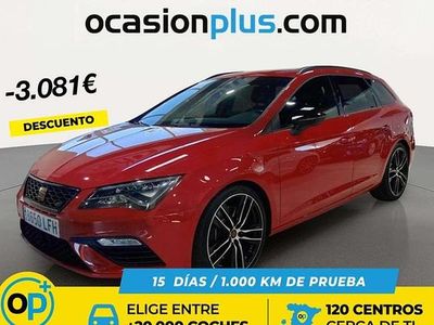 Usado Seat Leon ST 4Drive 300 CV (220 kW) 2020 Rojo Familiar