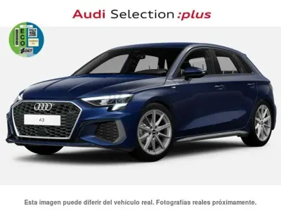 Usado Audi A3 Sportback 150 CV (110 kW) 2022 Azul Utilitario