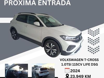 Blanco Usado 2024 VW T-Cross Life SUV | 20.800 € (Precio justo)