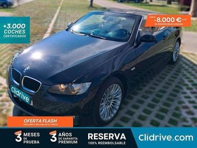 Usado BMW 320 Cabriolet 177 CV (130 kW) 2008 Negro Descapotable