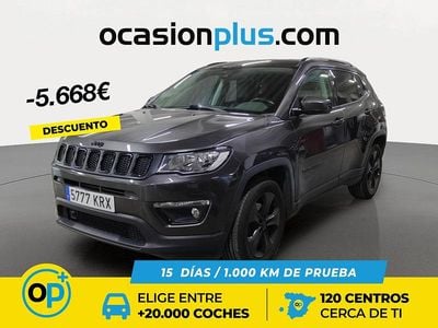 Usado Jeep Compass Night Eagle 140 CV (102 kW) 2018 Gris SUV