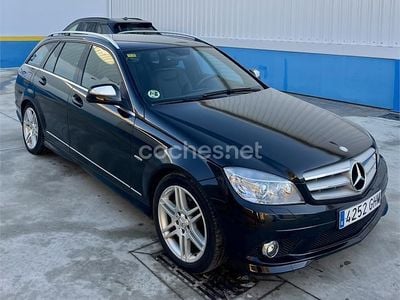 Negro Usado 2008 Mercedes C320 Avantgarde Familiar | 9500 € (Un poco caro)