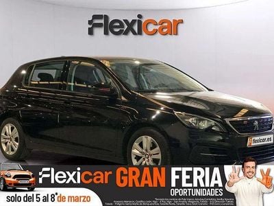 Usado Peugeot 308 Active 131 CV (96 kW) 2018 Negro Berlina