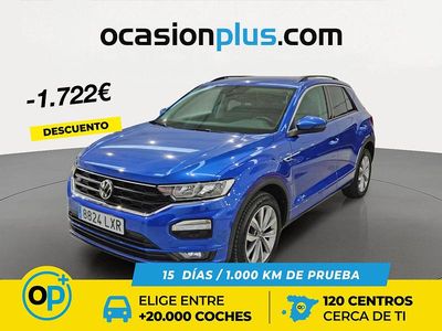 Usado VW T-Roc Advance 110 CV (80 kW) 2022 Azul SUV