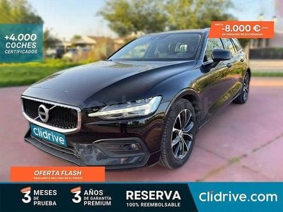 Usado Volvo V60 Momentum 150 CV (110 kW) 2020 Negro Familiar