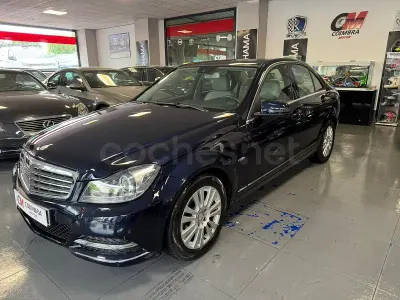 Używany Mercedes C200 Elegance 184 KM (135 kW) 2011 Niebieski Sedan/Limuzyna