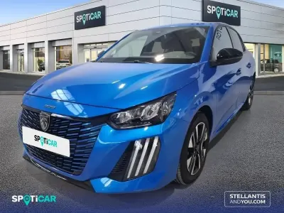 Usado Peugeot 208 Allure 102 CV (75 kW) 2025 Azul Utilitario