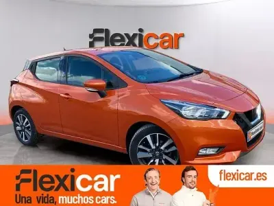 Usado Nissan Micra Acenta 90 CV (66 kW) 2018 Naranja Utilitario