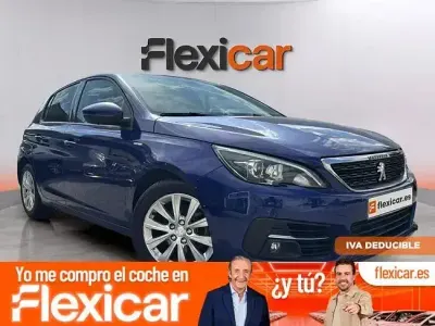 Usado Peugeot 308 Style 110 CV (80 kW) 2020 Azul Berlina