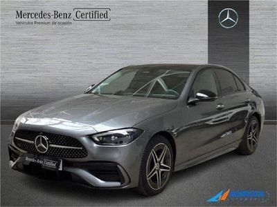 Gris selenita Usado 2024 Mercedes C300e AMG line | 51.900 € (Un poco caro)