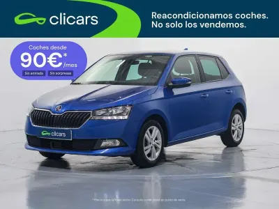 Usado Skoda Fabia Ambition 95 CV (69 kW) 2019 Azul Utilitario