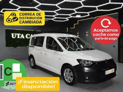 Usado VW Caddy 122 CV (89 kW) 2021 Blanco Monovolumen