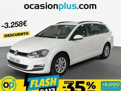Usado VW Golf VII Business 110 CV (80 kW) 2016 Blanco Familiar