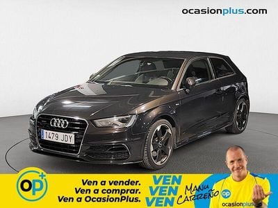 Usado Audi A3 S-Line 184 CV (135 kW) 2015 Marrón Utilitario