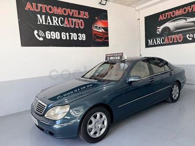 Usado Mercedes S500 306 CV (225 kW) 2002 Verde Berlina
