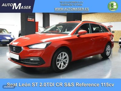 Usado Seat Leon Reference 115 CV (84 kW) 2021 Rojo Berlina