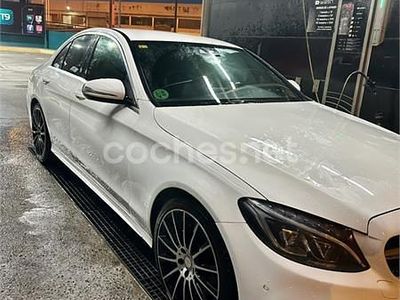 Usado Mercedes C220 Avantgarde 170 CV (125 kW) 2014 Blanco Berlina