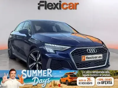 Usado Audi A3 Sportback S-Line 150 CV (110 kW) 2021 Azul Utilitario