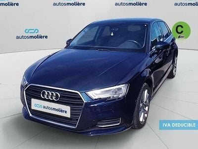 Usado Audi A3 Sportback Design 116 CV (85 kW) 2019 Azul Utilitario