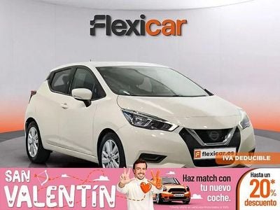 Usado Nissan Micra Acenta 100 CV (73 kW) 2019 Beige Utilitario