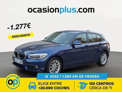 Usado BMW 116 116 CV (85 kW) 2016 Azul Utilitario