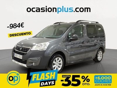 Usado Peugeot Partner Outdoor 100 CV (73 kW) 2017 Gris Monovolumen