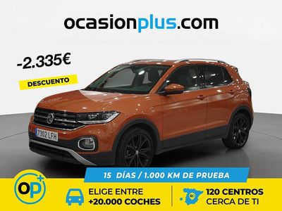 Usado VW T-Cross Sportline 115 CV (84 kW) 2020 Naranja SUV