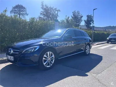 Usado Mercedes C220 170 CV (125 kW) 2017 Azul Familiar