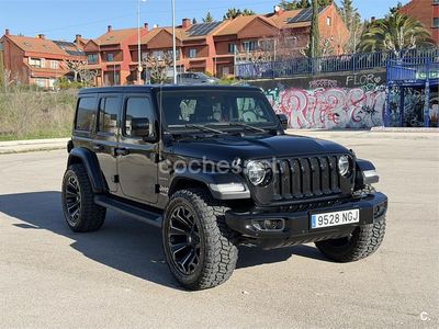 Usado Jeep Wrangler Unlimited Sahara 270 CV (198 kW) 2019 Negro SUV