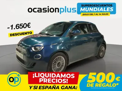 Usado Fiat 500e Icon 86 kW (118 CV) 2023 Verde Utilitario